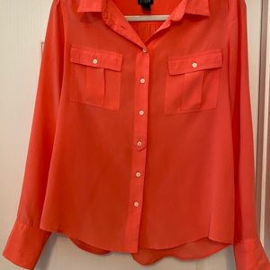 Pink, J. Crew button down blouse